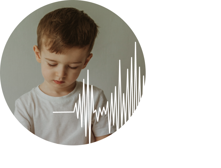 Sound wave over child who may be a victim of the NHS Lothian Audiology Service